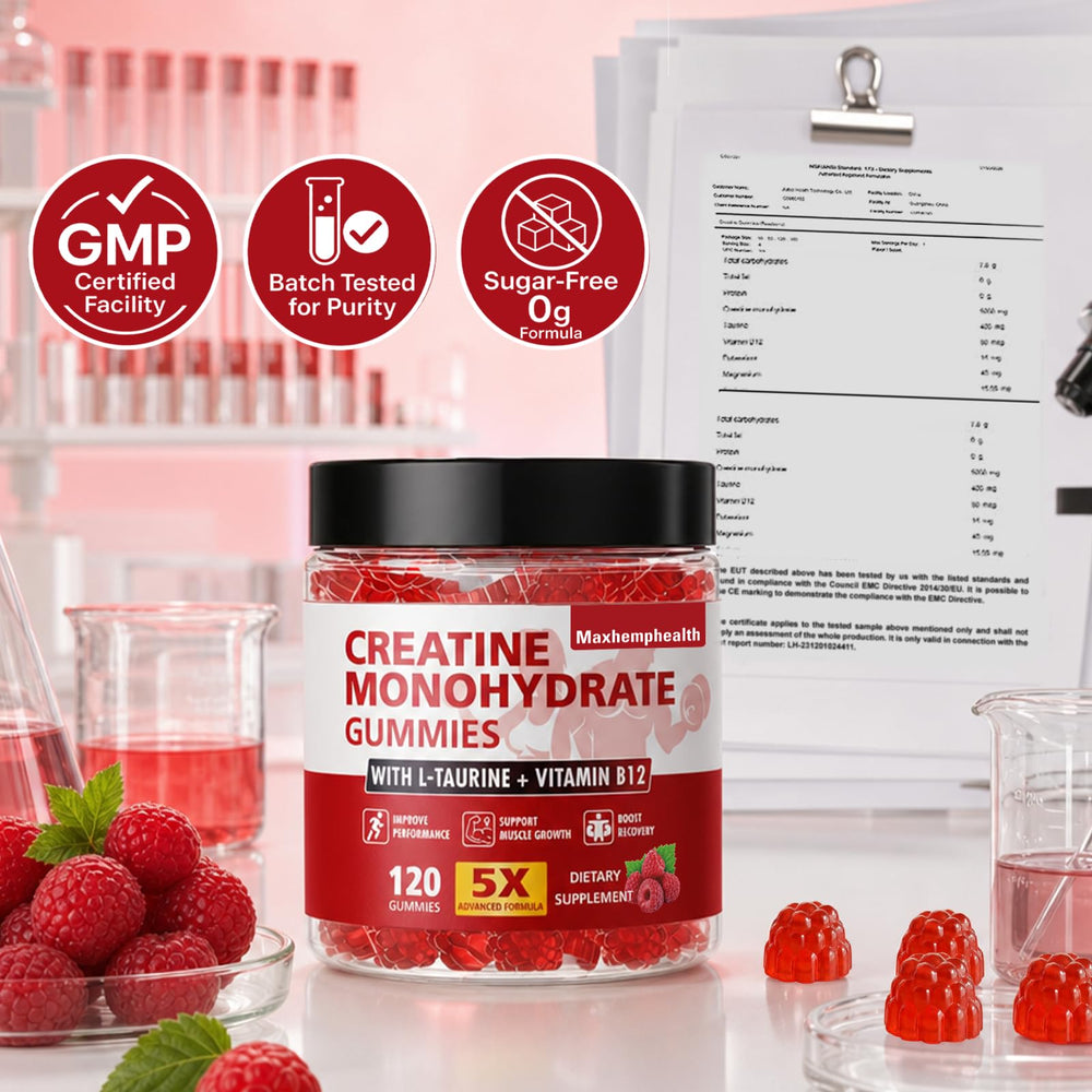 Maxhemphealth etiqueta con ingredientes y dosificación para claridad informativa