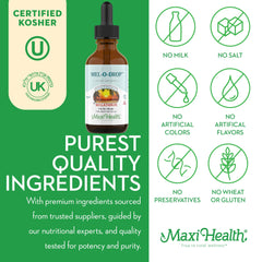 Maxi-Health etiqueta con ingredientes que inspira confianza y transparencia