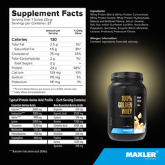 Maxler etiqueta con ingredientes y valores nutricionales para decisión informada