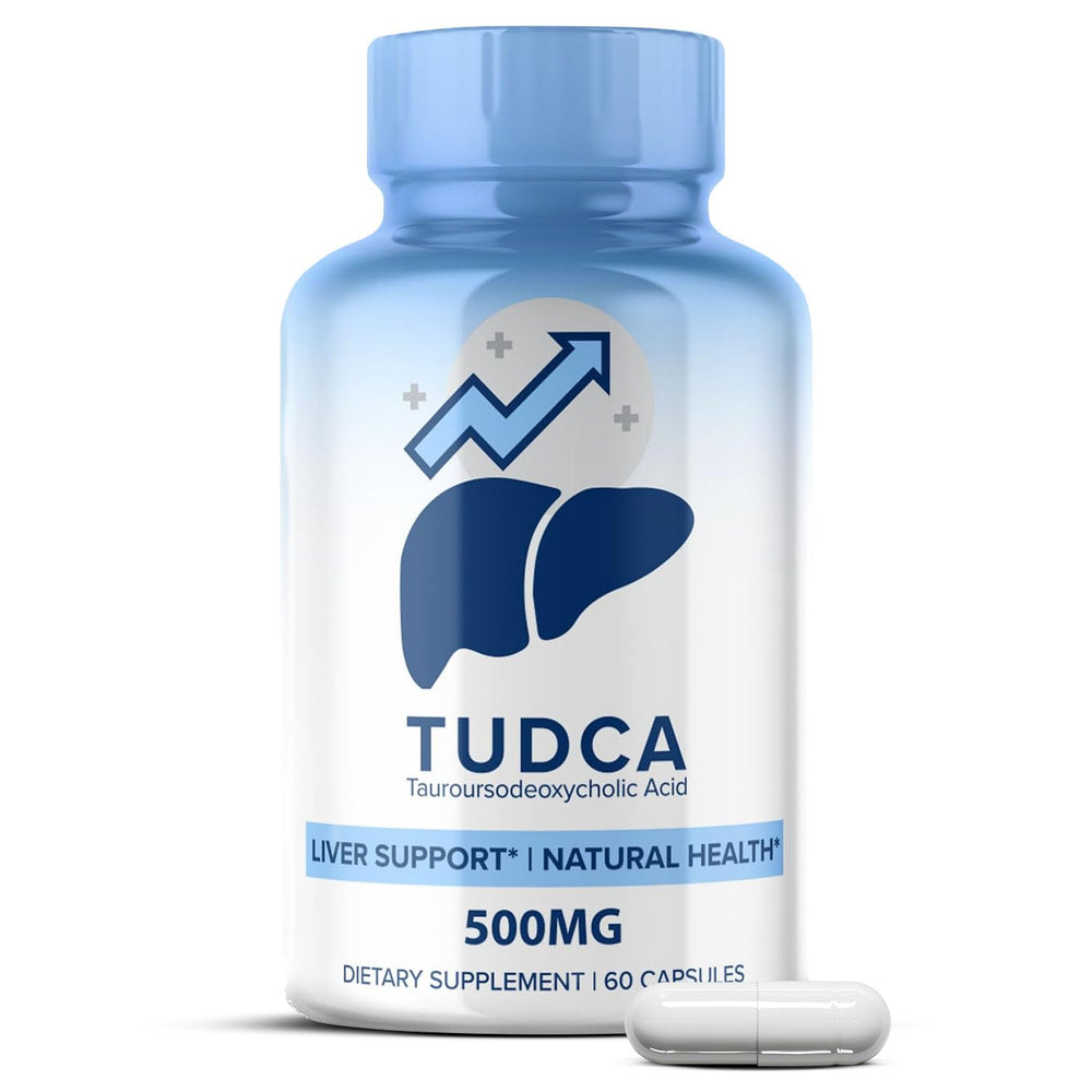 MAXLIFE NATURALS Tudca liver support bottle front for daily detox support