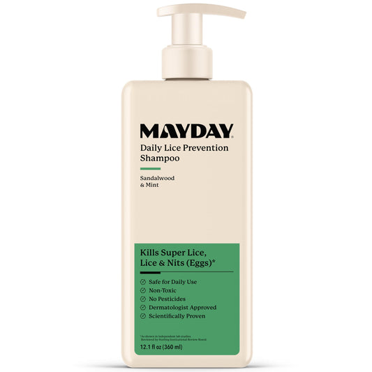 MAYDAY frente del envase mostrando etiqueta y beneficio preventivo