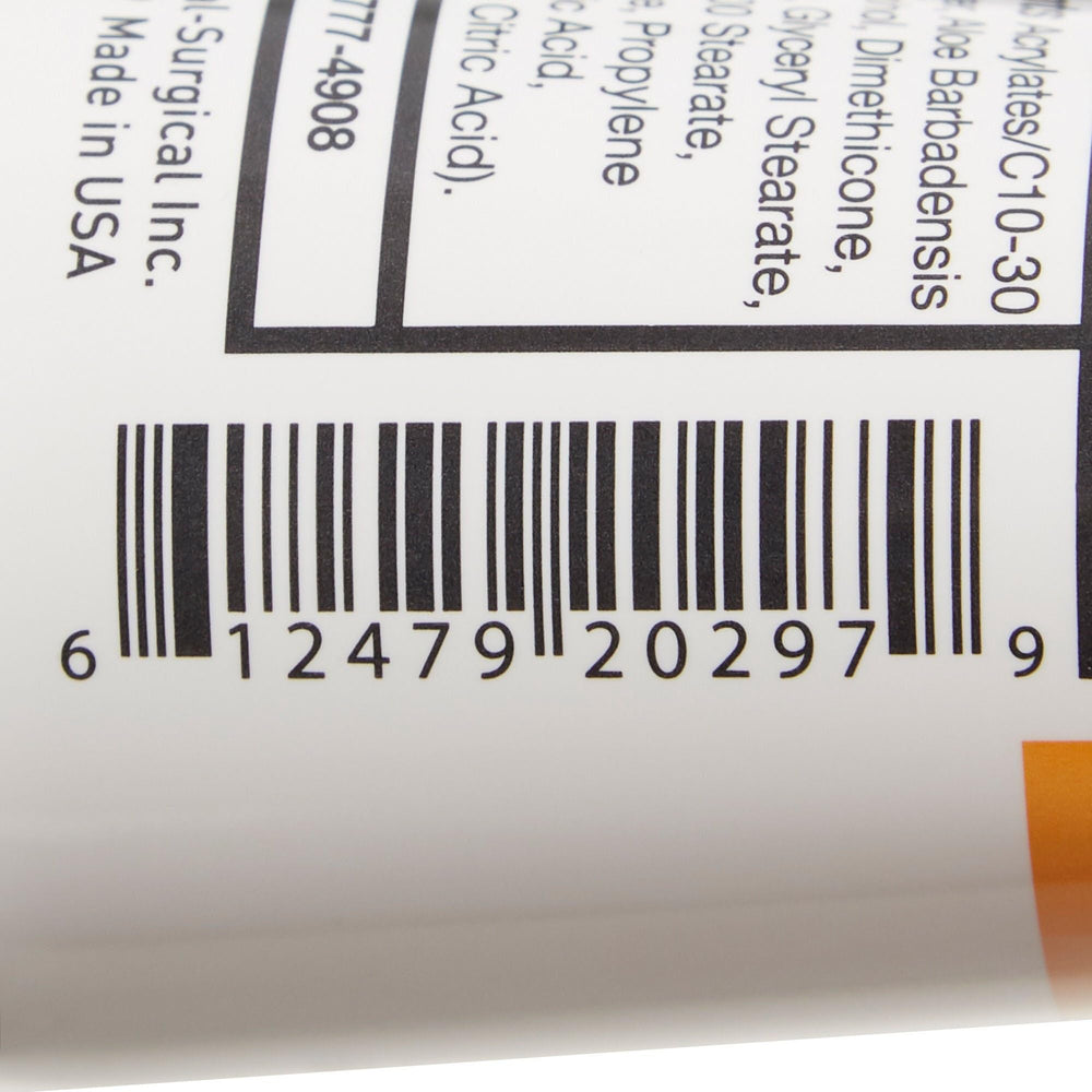 McKesson crema aplicada en área inguinal, cobertura en pliegues de piel