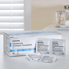 McKesson toallita en mano para comparar tamaño 5x7 pulgadas, cobertura amplia