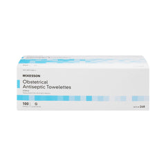 McKesson caja de toallitas en entorno clínico, práctico para profesionales