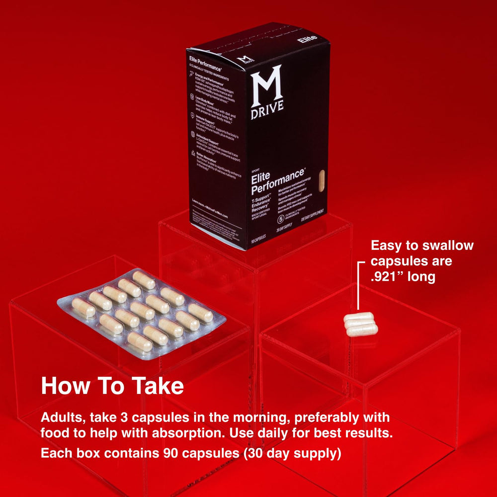 Mdrive cápsula junto a moneda para comparar tamaño y facilidad de ingestión