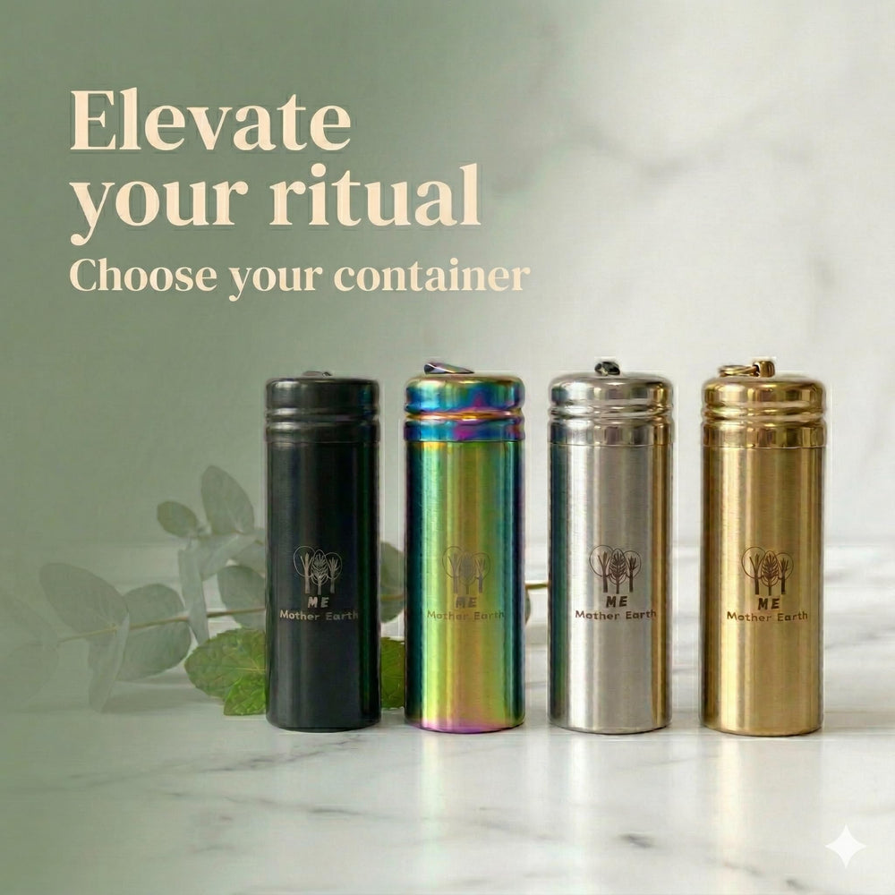 ME MOTHER EARTH empaque reciclable e información sobre donaciones
