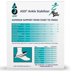 Med Spec ASO primer plano del Speed Lacer para ajuste uniforme rápido