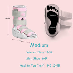 Medibot detalle del forro rosa claro que aporta confort e higiene