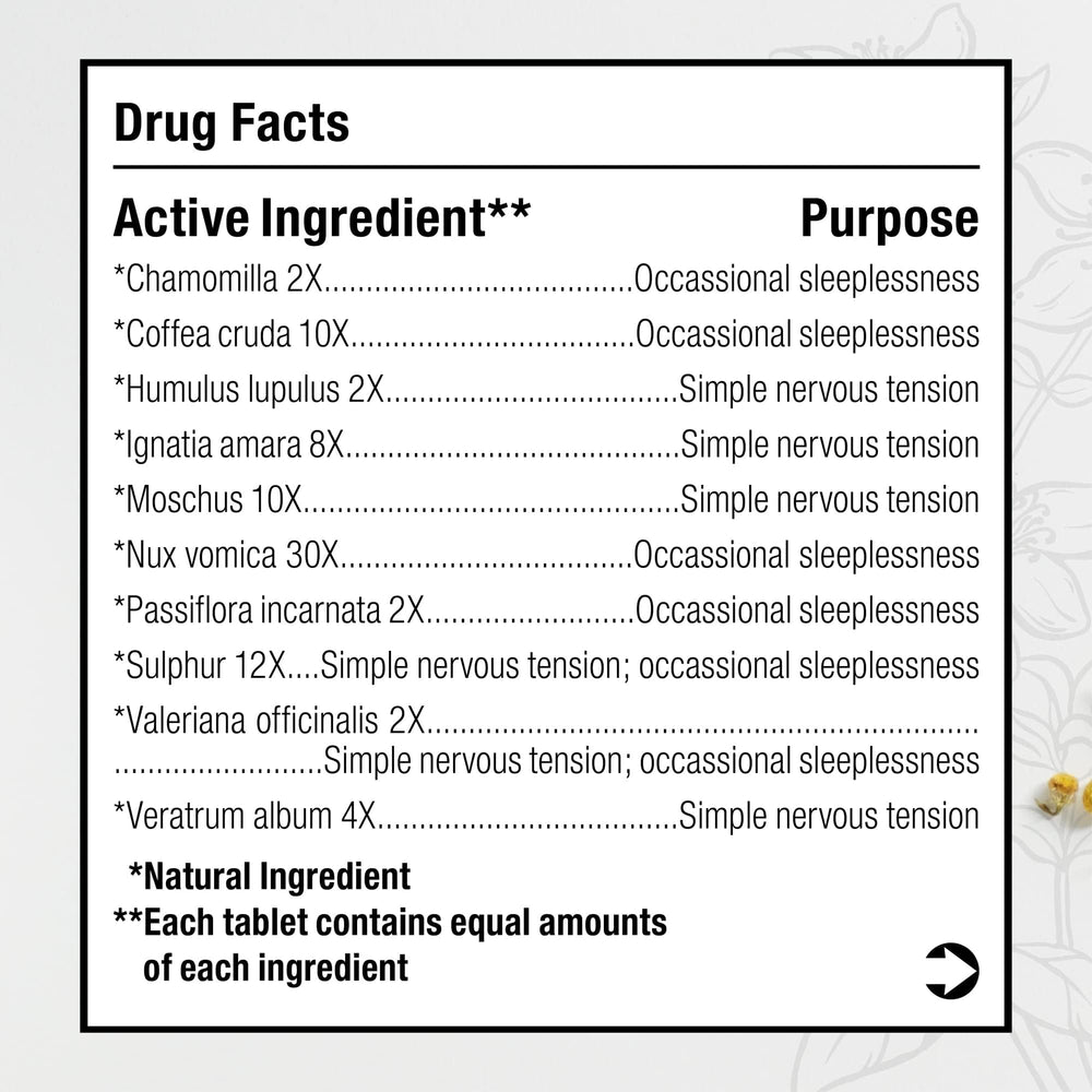 MediNatura BHI calming stress blend tablet-dissolve in water for quick soothing.
