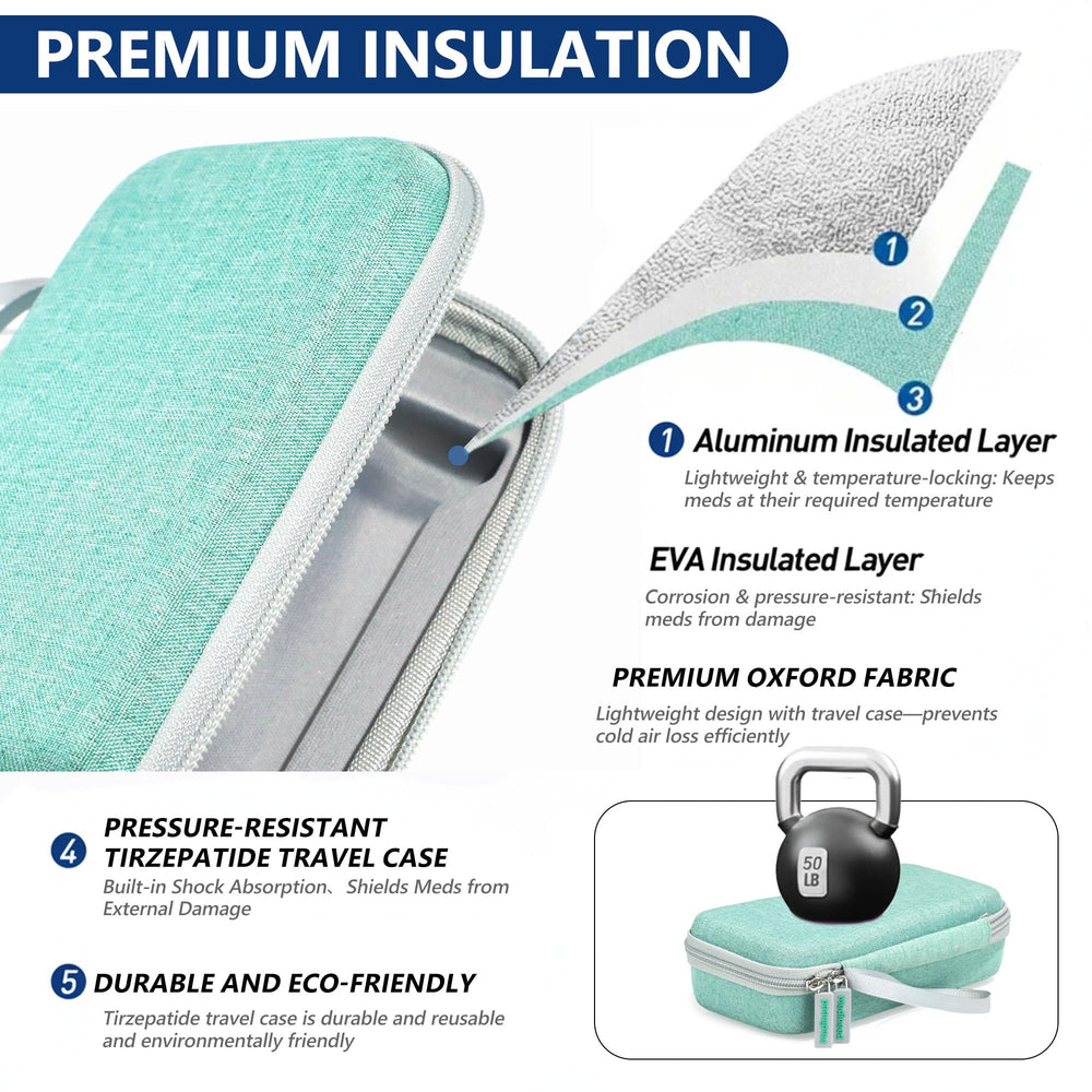 Medineed bolsillo de malla transparente para agujas y accesorios