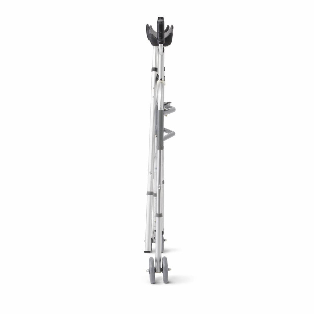 Medline vista lateral con empuñaduras ajustables para mejor postura