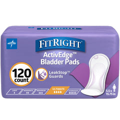 Medline FitRight empaque frontal mostrando pack y beneficio de protección