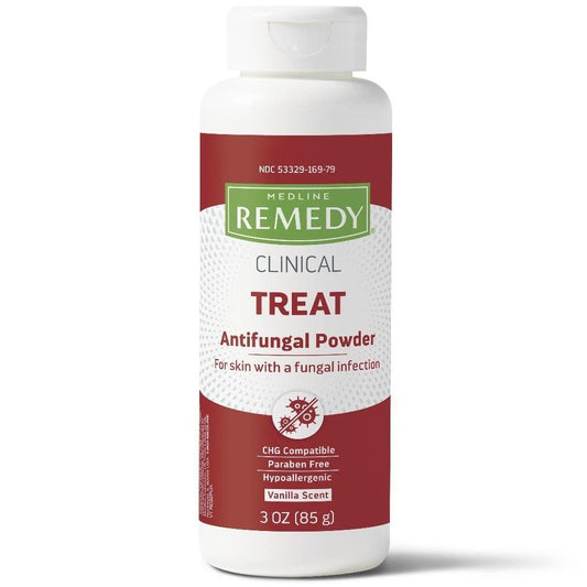 Medline Remedy envase frontal mostrando tamaño y uso práctico