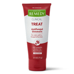 Medline Remedy tubo frontal mostrando etiqueta y tamaño, confianza clínica