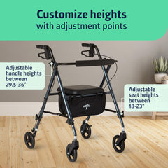 Medline mango y freno ergonómico, agarre fácil y control confiable