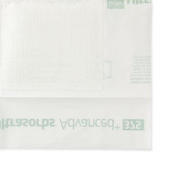 Medline etiqueta del producto destacando capacidad y materiales