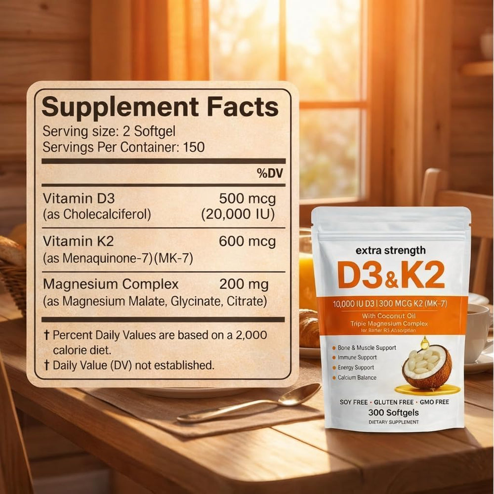 Megacephalus softgels en plato listos para consumo diario práctico