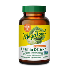 MegaFood envase frontal con diseño claro y beneficio soporte óseo