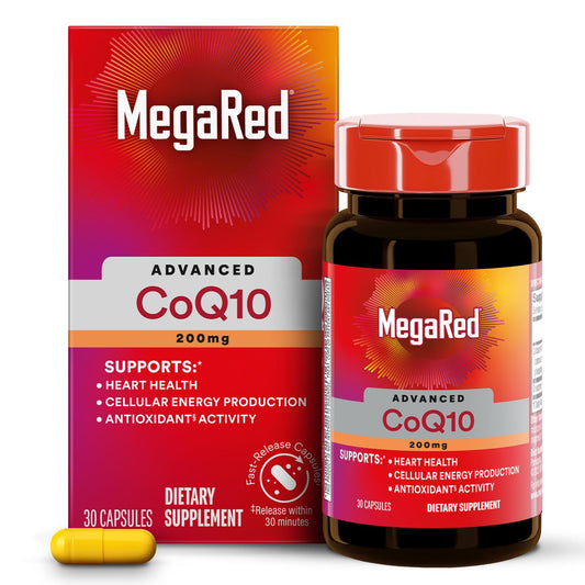 MegaRed frasco frontal mostrando envase y dosis diaria, confianza en la salud
