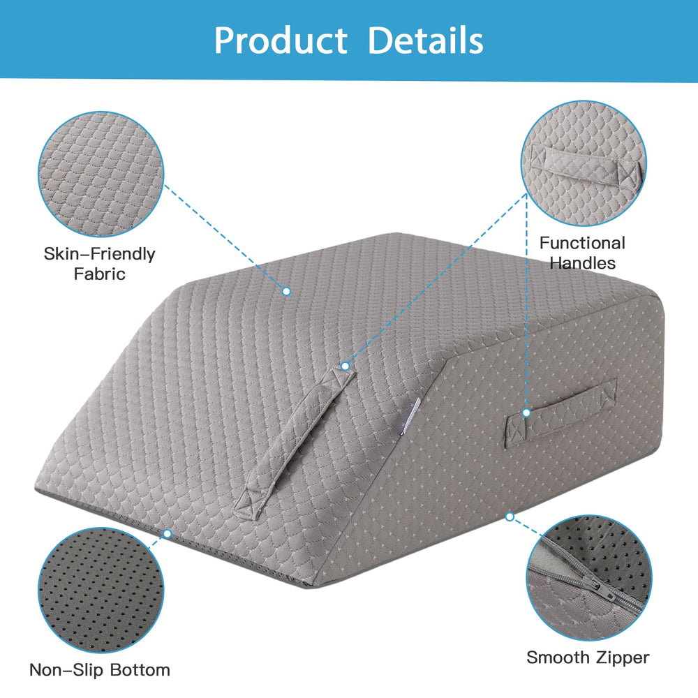 MEGCXIT cojín en cama usado para elevar piernas y mejorar descanso