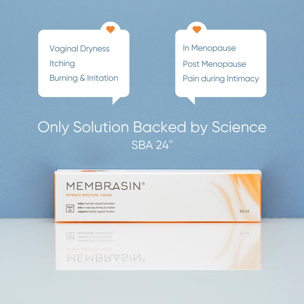Textura cremosa de Membrasin en primer plano demostrando absorción rápida y suavidad
