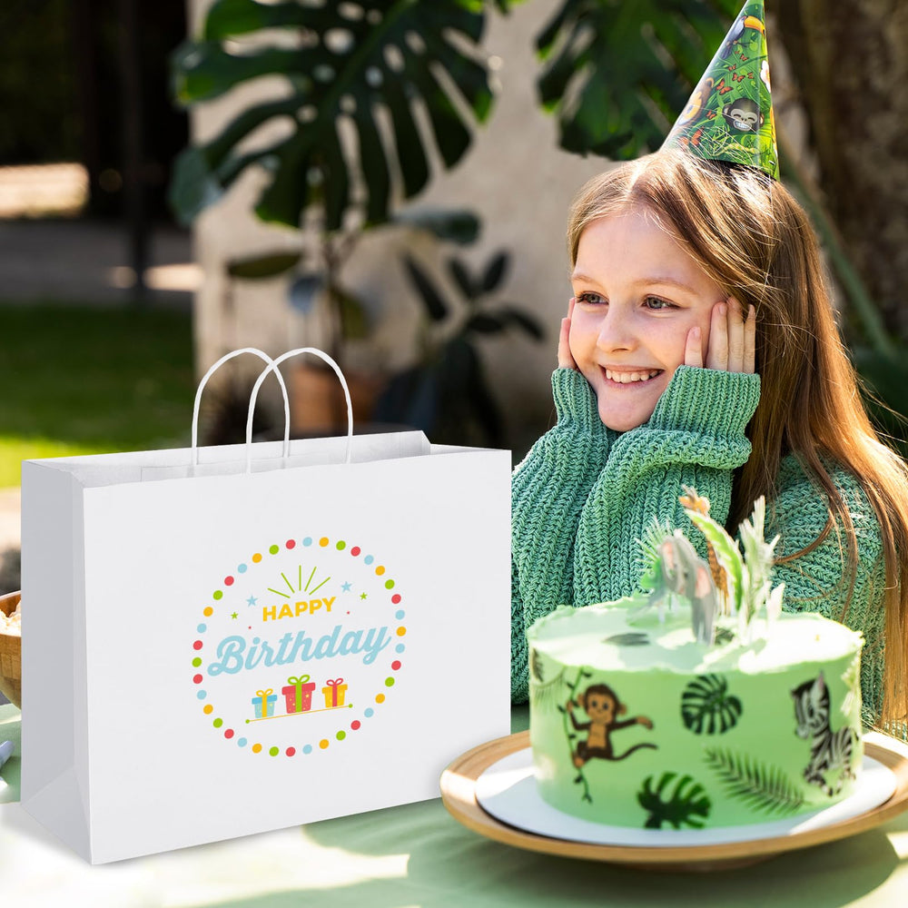 MESHA ambiente de fiesta mostrando bolsas como regalo elegante y ecológico