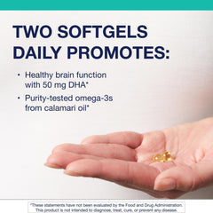 Front label of Metagenics MetaKids DHA emphasizes non-GMO and gluten-free formulation