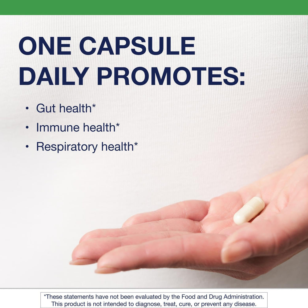 Metagenics UltraFlora BiomePro capsules close-up for gut balance