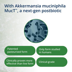 Metagenics representación de Akkermansia destacando diversidad microbiana
