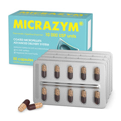 Micrazym cápsula abierta con micropellets para liberación dirigida