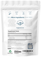 Micro Ingredients cápsulas blandas en mano mostrando tamaño fácil de tragar