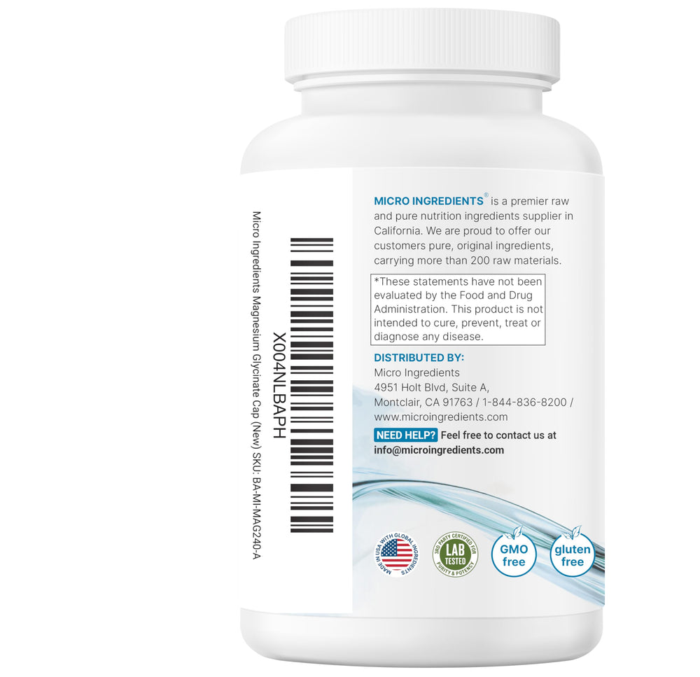 Micro Ingredients caja abierta con cápsulas, suministro prolongado