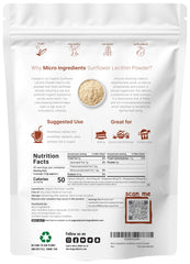 Micro Ingredients primer plano de gránulos en polvo que muestra textura fina y disolución