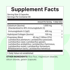 Micro Ingredients etiqueta con valores nutricionales, transparencia de ingredientes