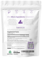Micro Ingredients primer plano de la textura de la tableta, fácil disolución