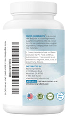 Micro Ingredients certificado de pruebas de laboratorio como garantía