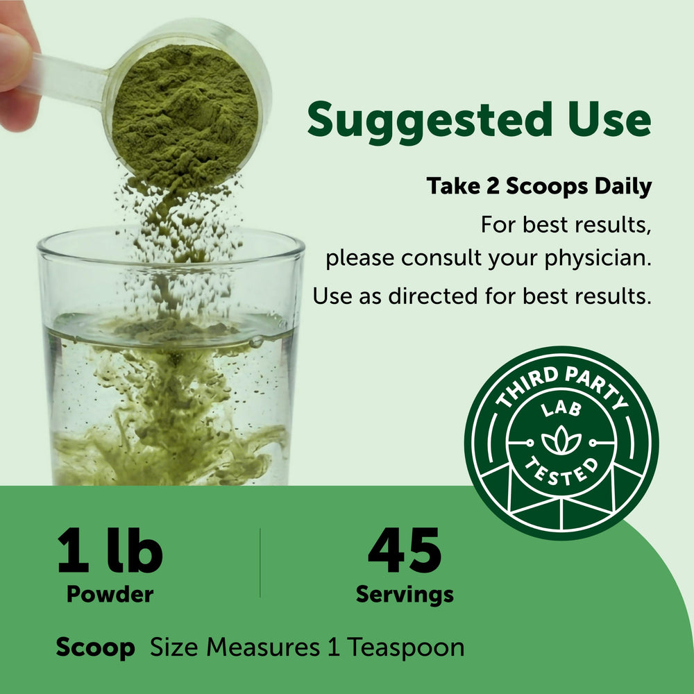 Micro Ingredients polvo mezclado en batido nutritivo para consumo rápido