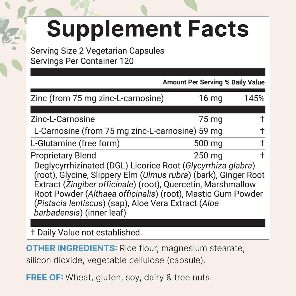 Micro Ingredients etiqueta con ingredientes y dosis para comprobación rápida