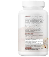 Primer plano de la etiqueta Micro Ingredients con información nutricional y lote