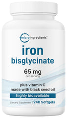Micro Ingredients frasco frontal mostrando la etiqueta y cantidad 240 softgels