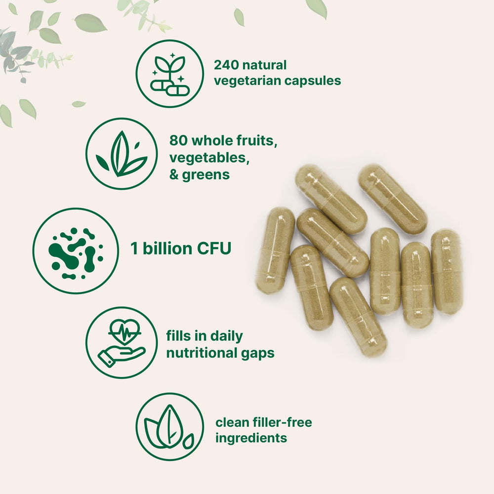 Micro Ingredients mezcla de superalimentos ilustrada con beneficios antioxidantes
