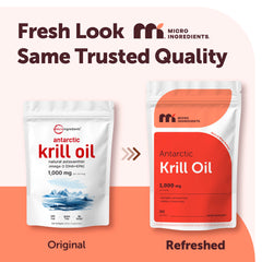 Micro Ingredients softgel en mano para visualización de tamaño y facilidad de ingesta