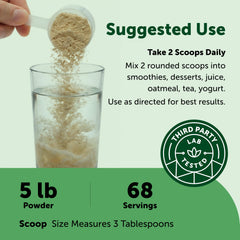 Micro Ingredients cuchara incluida para medición precisa y comodidad