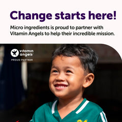 Micro Ingredients frasco en una mesa con alimentos, muestra integración en rutina diaria
