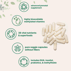 Micro Ingredients ingredientes clave DHA y colina sobre fondo blanco, apoyo al desarrollo