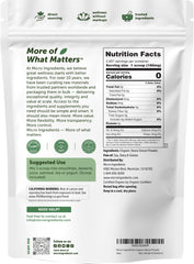 Micro Ingredients smoothie preparado usando stevia en polvo