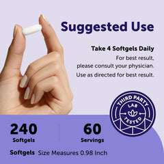 Micro Ingredients aceite MCT y linaza, enfoque en vehículo suave de la cápsula