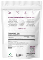 Micro Ingredients textura del polvo micronizado, mezcla rápida y fácil absorción
