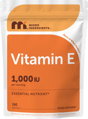 Micro Ingredients envase frontal mostrando 240 softgels y duración de 4 meses