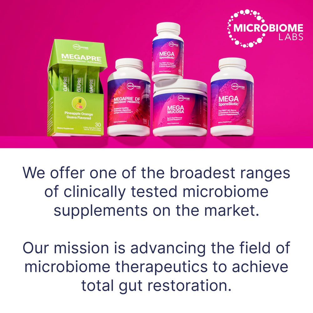 Microbiome Labs estilo de vida tranquilo ilustrando confort digestivo